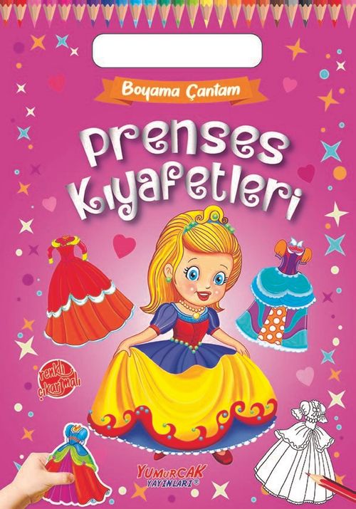 Prenses Kıyafetleri / Boyama Çantam 10