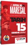 2024 KPSS Mareşal Genel K&uuml;lt&uuml;r Tarih T&uuml;m Adaylar İ&ccedil;in Tamamı &Ccedil;&ouml;z&uuml;ml&uuml; 15 Deneme Sınavı