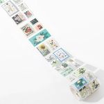 Flower Express Temalı Rulo Sticker • Bullet Journal
