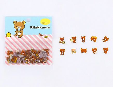 Rilakkuma Mavi Temalı 80 Adet Sticker Seti • Bullet Journal
