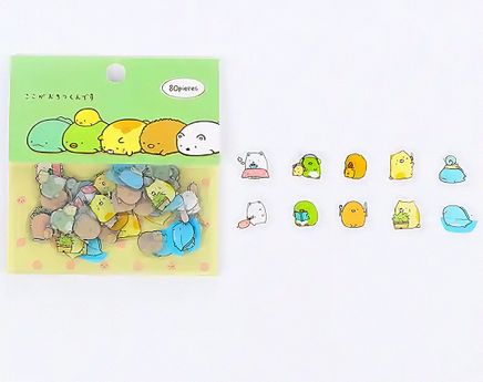 Pofuduk Temalı 80 Adet Sticker Seti • Bullet Journal