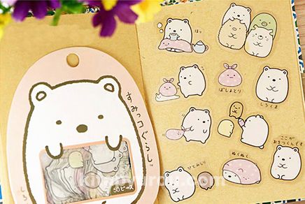 Shirokuma Temalı Sumikko Gurashi 50 Adet Sticker Seti • Bullet Journal (GGK-DC018)