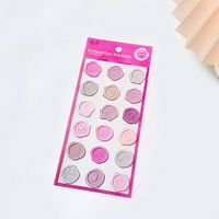 Pembe Temalı 3D Pul Sticker Seti • Bullet Journal