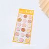 Sarı Temalı Wax 3D Pul Sticker Seti • Bullet Journal (GGK-DF023)