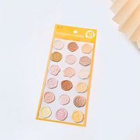 Sarı Temalı Wax 3D Pul Sticker Seti • Bullet Journal