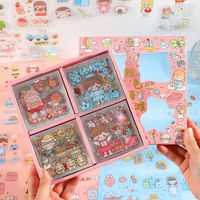 Happy Life Temalı 100 Yaprak 4 Bölmeli Sticker Seti • Bullet Journal