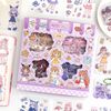Purple Temalı 100 Yaprak 4 Bölmeli Sticker Seti • Bullet Journal (GGK-DG037)
