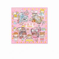 Lucky Girl Temalı 100 Yaprak 4 Bölmeli Sticker Seti • Bullet Journal