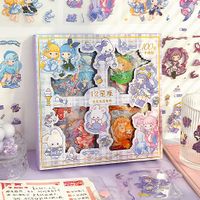 Fairy Girl and Animals Temalı 100 Yaprak 4 Bölmeli Sticker Seti • Bullet Journal