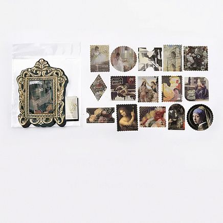 Ronesans Pul Temalı 45 Adet Sticker Seti • Bullet Journal