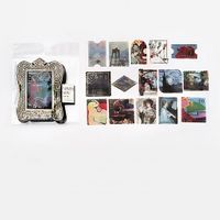 Impresyonist Pul Temalı 45 Adet Sticker Seti • Bullet Journal