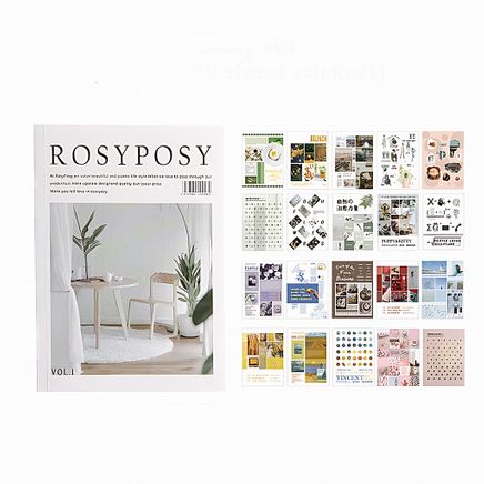 Daily Temalı 20 Sayfa Sticker Defteri • Scrapbooking • Bullet Journal