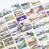 Katsushika Hokusai Temalı 45 Adet Sticker Seti • Bullet Journal