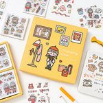 Changing Room Temalı 100 Yaprak 4 Bölmeli Sticker Seti • Bullet Journal