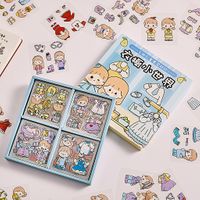 Wardrobe Small World Temalı 100 Yaprak 4 Bölmeli Sticker Seti • Bullet Journal