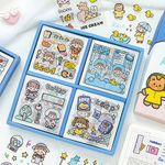 Rain Temalı 100 Yaprak 4 Bölmeli Sticker Seti • Bullet Journal