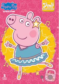 Peppa Pıg-Simli Çıkartmalı Boyama Kitabı