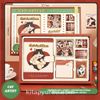 Cat and Bear Temalı Hediye Kutulu Kit • Defter • Washi Bant • Not Kağıdı • Sticker • Kart (GGK-NA004)
