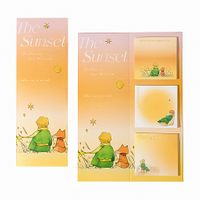 The Sunset Temalı Ayraç ve Memopad Seti • Post-it • Sticky Note