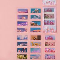 Flower Temalı 5 Farklı Dizayn Pet Index • Index Sticker • Post-it • Sticky Note