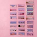 Pink Nature Temalı 5 Farklı Dizayn Pet Index • Index Sticker • Post-it • Sticky Note