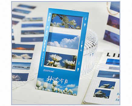 Nature Temalı 5 Farklı Dizayn Pet Index • Index Sticker • Post-it • Sticky Note