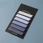 Mavi Temalı 6 Renkli Memo Pad • Post-it • Sticky Note