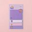 Mor Temalı 4 Renkli Memo Pad • Post-it • Sticky Note