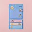 Mavi Temalı 4 Renkli Memo Pad • Post-it • Sticky Note