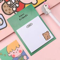 Ayıcık Temalı Renkli Memo Pad • Post-it • Sticky Note
