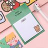 Ayıcık Temalı Renkli Memo Pad • Post-it • Sticky Note