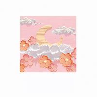 Pembe Manzaralı Temalı Renkli Memo Pad