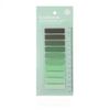 Koyu Yeşil Tonları Temalı 10 Renkli Cetvelli Index • Index Sticker • Post-it • Sticky Note (GGK-PCQ058)
