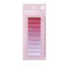Kırmızı-Mor Tonları Temalı 10 Renkli Cetvelli Index • Index Sticker • Post-it • Sticky Note (GGK-PCQ060)