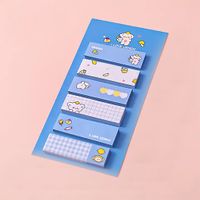 I Love Lemon Mavi Tonları Temalı 6 Tasarım Index Sticker • Sticky Note