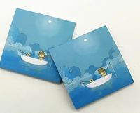 Balık Tutma Temalı Renkli Memo Pad