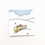 Yıldızlar Altında Uyku Temalı Renkli Memo Pad