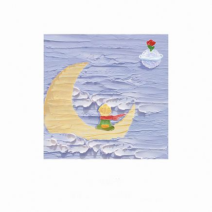 Küçük Prens Mavi Temalı Renkli Memo Pad