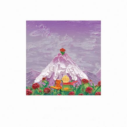 Küçük Prens Mor Doğa Temalı Renkli Memo Pad