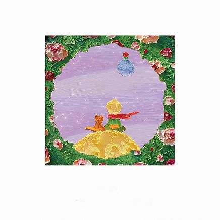 Küçük Prens Çiçekler-Gezegen Temalı Renkli Memo Pad