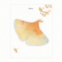 Ginkgo Yaprağı Temalı Post-it • Memo Pad • Sticky Note