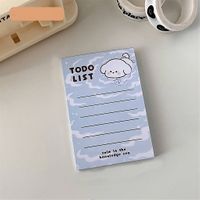 To Do List Ayıcık Temalı Renkli Memo Pad