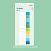 Yaz Temalı Yarım 10 Renkli Cetvelli Şeffaf Pet Index • Index Sticker • Post-it • Sticky Note (GGK-PB019)