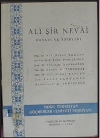 Ali Şir Nevai / Hayatı ve Eserleri Kod: 12-E-21