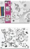 Funny Mat - Unicorn ve Deniz Kızı (6'lı Kalem Hediyeli)