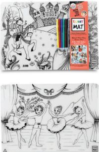 Funny Mat - Prens - Prenses ve Dansçılar (6'lı Kalem Hediyeli)