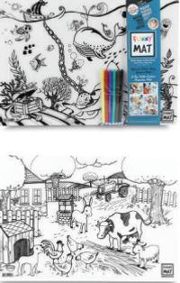 Funny Mat - Çiftlik ve Derin Deniz (6'lı Kalem Hediyeli)