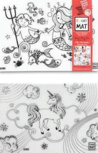 Funny Mat - Unicorn ve Deniz Kızı 