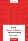 Katibi Şemsiyye Risalesi & Tahkik Çeviri ve Şerh