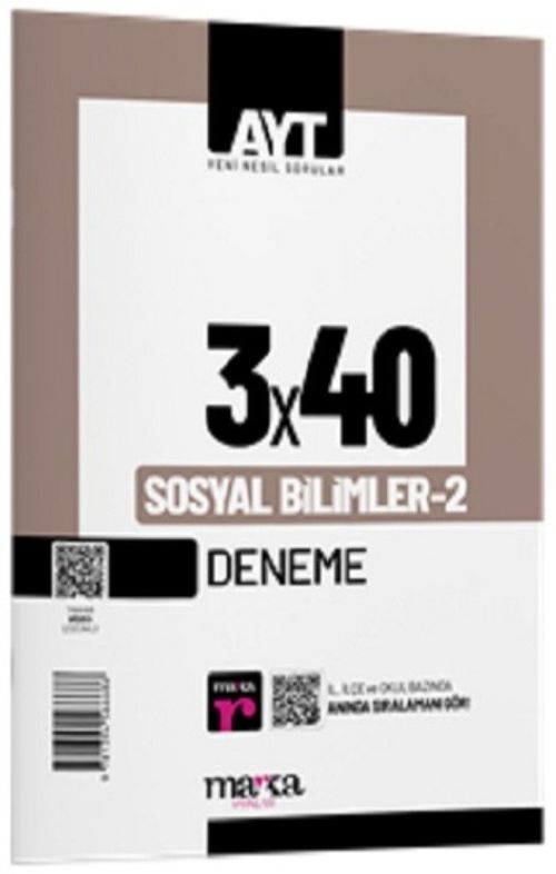 2025 AYT Sosyal Bilimler -2 3x40 Deneme
